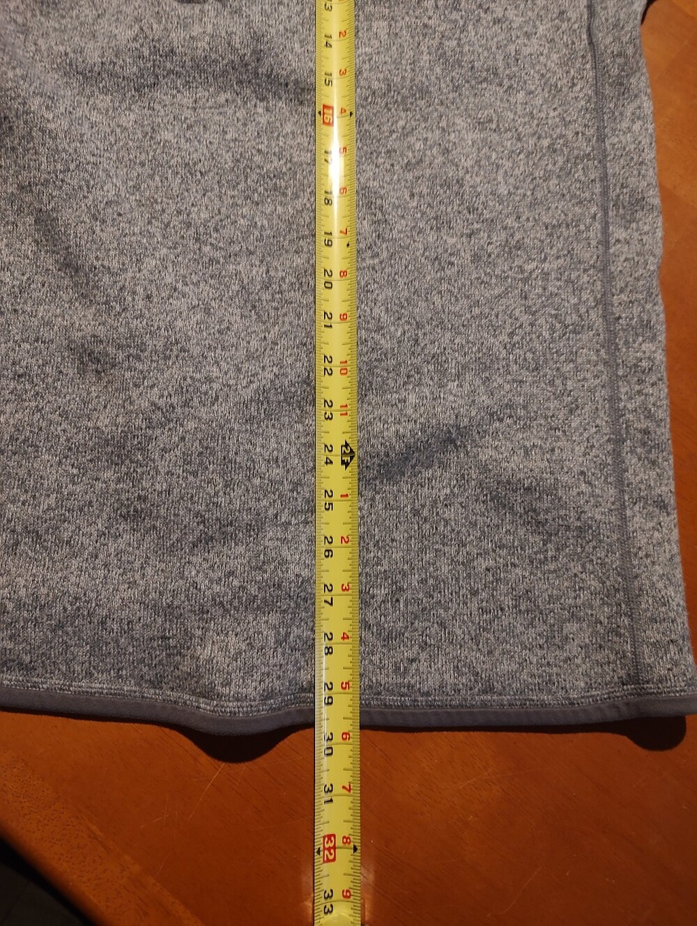 🏵️ Patagonia Grey 1/4 Zip Fleece Outdoor Better Sweater Mens XXL - Picture 8 of 8